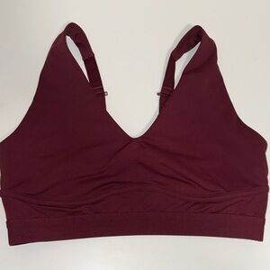 Fabletics Deep burgundy sport bra